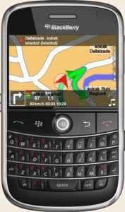 navigatore satellitare per blackberry